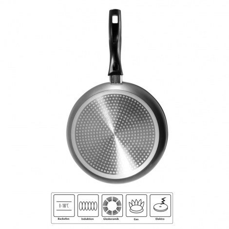 Stoneline | 10640 | Pan Set of 2 | Frying | Diameter 20/26 cm | Suitable for induction hob | Fixed handle | Anthracite - 3